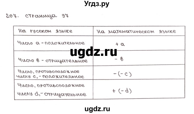 ГДЗ (Решебник №1) по математике 6 класс (тетрадь тренажёр) Бунимович Е.А. / упражнение / 207