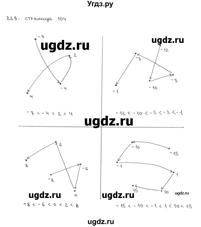 ГДЗ (Решебник №1) по математике 6 класс (тетрадь тренажёр) Бунимович Е.А. / упражнение / 229