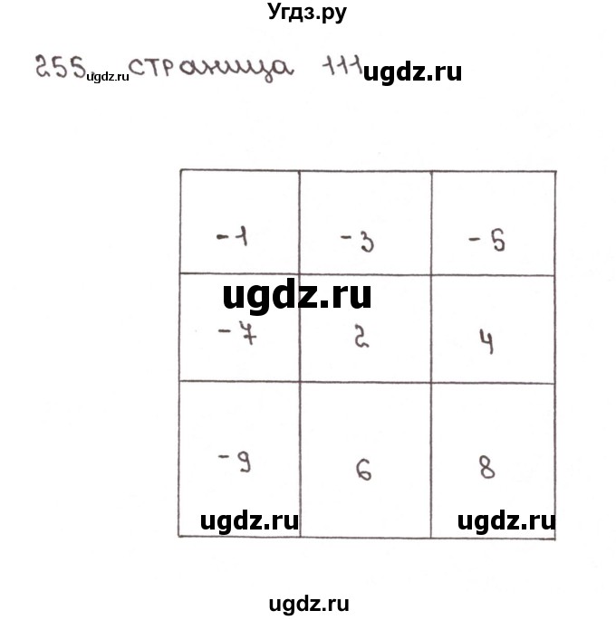 ГДЗ (Решебник №1) по математике 6 класс (тетрадь тренажёр) Бунимович Е.А. / упражнение / 255