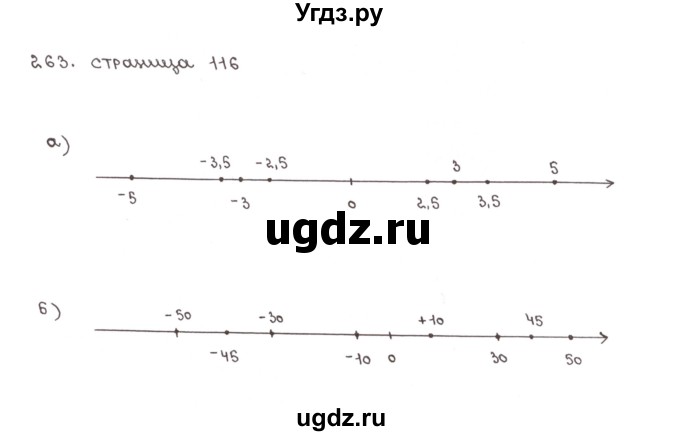 ГДЗ (Решебник №1) по математике 6 класс (тетрадь тренажёр) Бунимович Е.А. / упражнение / 263