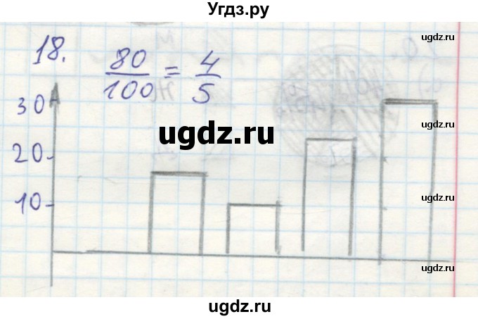 ГДЗ (Решебник №2) по математике 6 класс (тетрадь тренажёр) Бунимович Е.А. / упражнение / 18