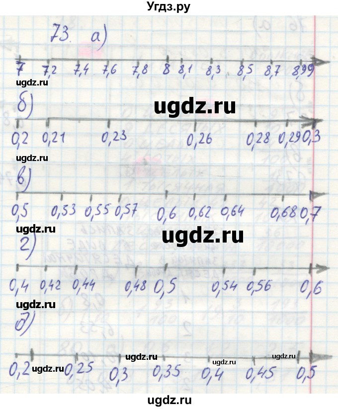 ГДЗ (Решебник №2) по математике 6 класс (тетрадь тренажёр) Бунимович Е.А. / упражнение / 73