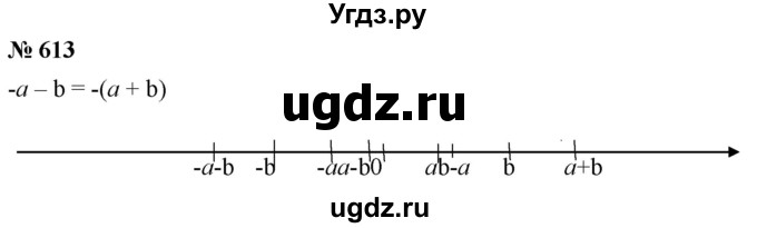 ГДЗ (Решебник №1) по математике 6 класс Никольский С.М. / задание номер / 613