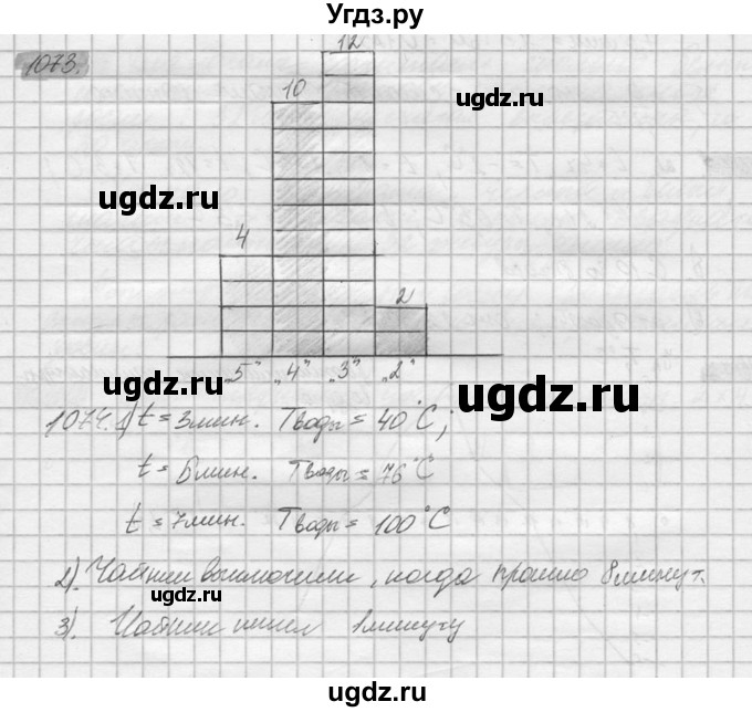 ГДЗ (Решебник №2) по математике 6 класс Никольский С.М. / задание номер / 1073