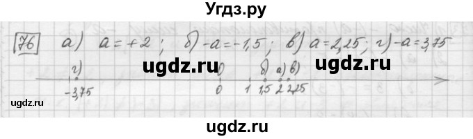 ГДЗ (Решебник) по математике 6 класс Зубарева И.И. / номер / 76
