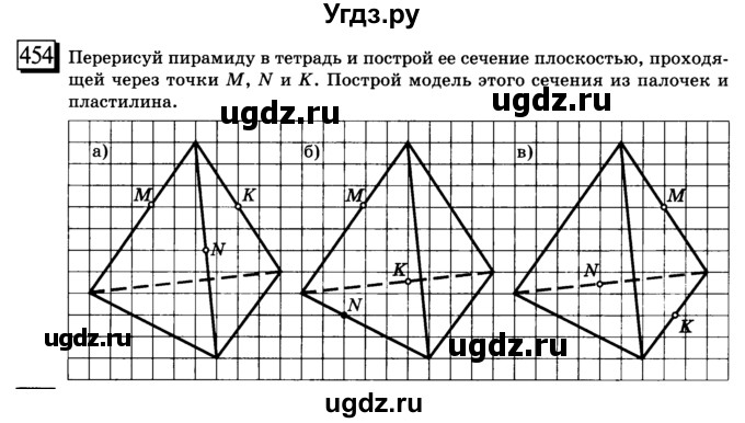 ГДЗ (учебник) по математике 6 класс Л. Г. Петерсон / часть 3 / 454