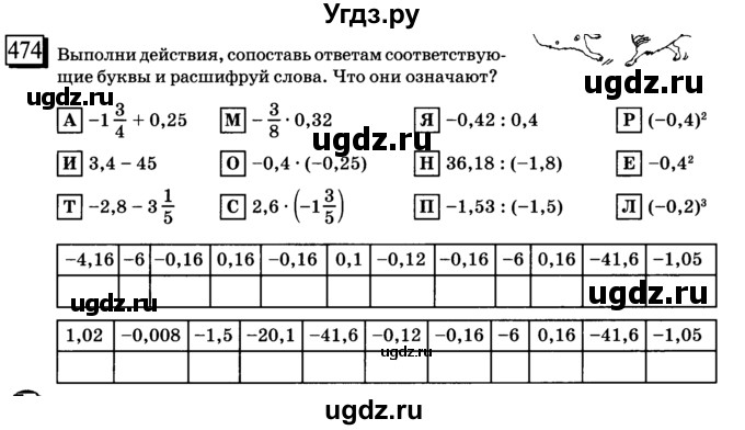 ГДЗ (учебник) по математике 6 класс Л. Г. Петерсон / часть 3 / 474