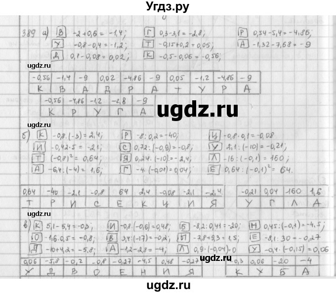 ГДЗ (Решебник) по математике 6 класс Л. Г. Петерсон / часть 3 / 389