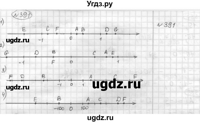 ГДЗ (Решебник) по математике 6 класс Муравин Г.К. / номер / 391