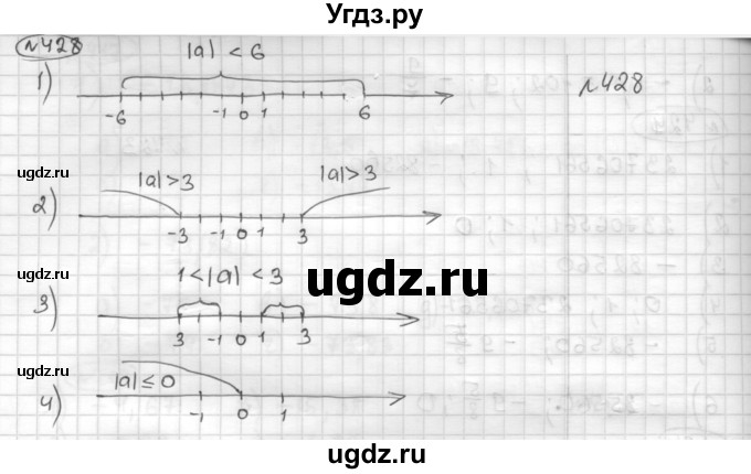 ГДЗ (Решебник) по математике 6 класс Муравин Г.К. / номер / 428