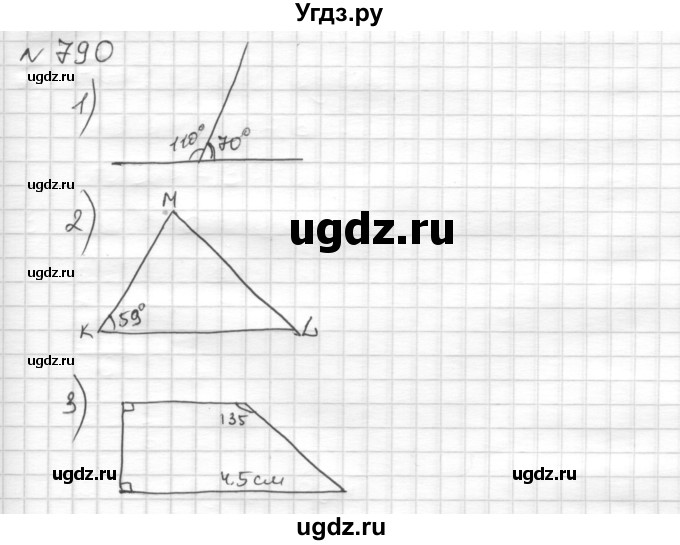 ГДЗ (Решебник) по математике 6 класс Муравин Г.К. / номер / 790