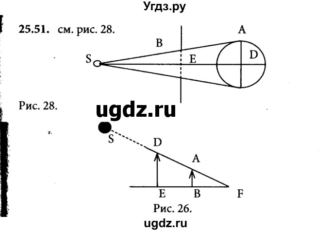 ГДЗ (Решебник к задачнику) по физике 8 класс (задачник) Л.Э. Генденштейн / тема 25-№ / 51