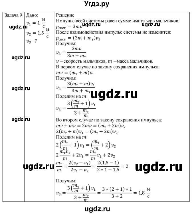 ГДЗ (Решебник №1) по физике 9 класс Исаченкова Л.А. / параграф / 32(продолжение 6)