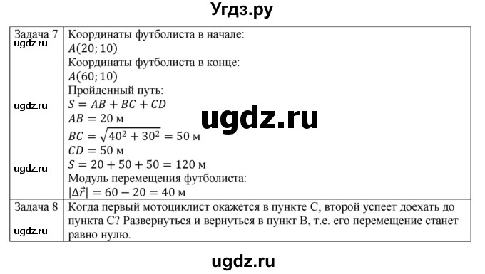 ГДЗ (Решебник №1) по физике 9 класс Исаченкова Л.А. / параграф / 5(продолжение 5)