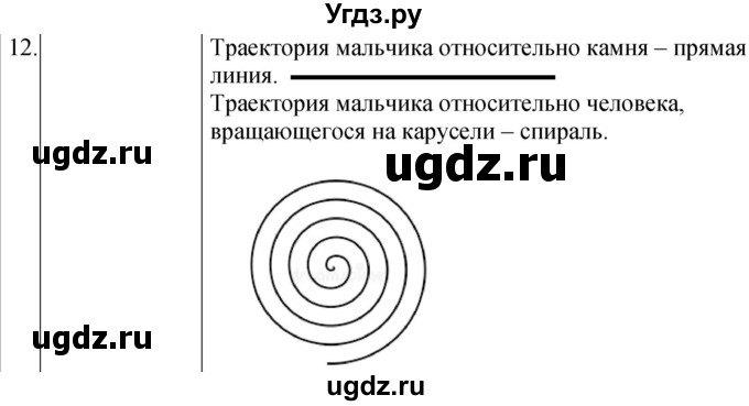 ГДЗ (Решебник) по физике 10 класс (сборник задач) Парфентьева Н.А. / задача / 12