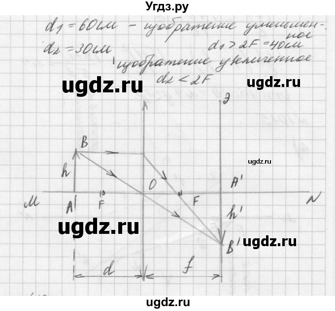 ГДЗ (Решебник №1) по физике 10 класс (задачник) А.П. Рымкевич / номер / 1073(продолжение 2)