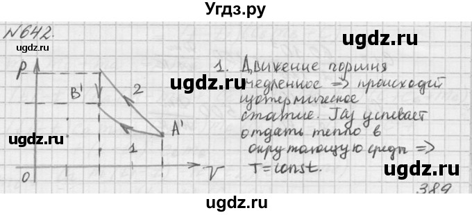 ГДЗ (Решебник №1) по физике 10 класс (задачник) А.П. Рымкевич / номер / 642