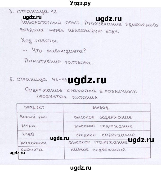 ГДЗ (Решебник) по химии 7 класс (рабочая тетрадь) О.С. Габриелян / страница-№ / 42