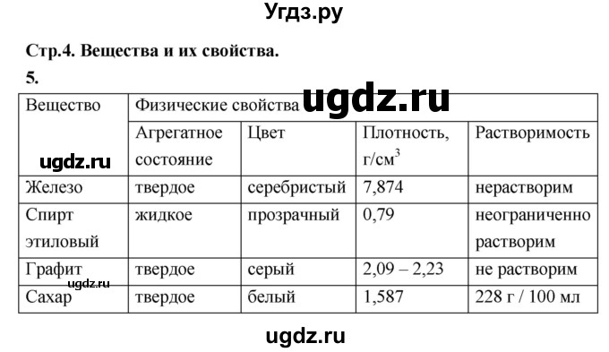 ГДЗ (Решебник (2023)) по химии 8 класс (рабочая тетрадь) Габрусева Н.И. / упражнение / 5