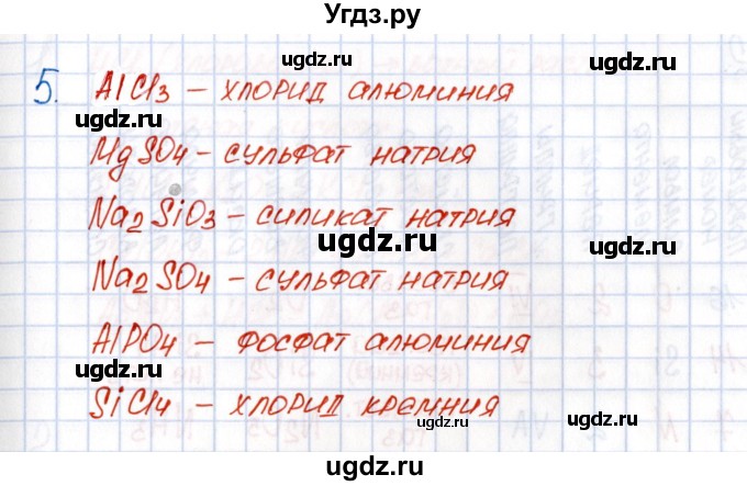 ГДЗ (Решебник №1) по химии 8 класс (рабочая тетрадь) Еремин В.В. / § 41 / 5