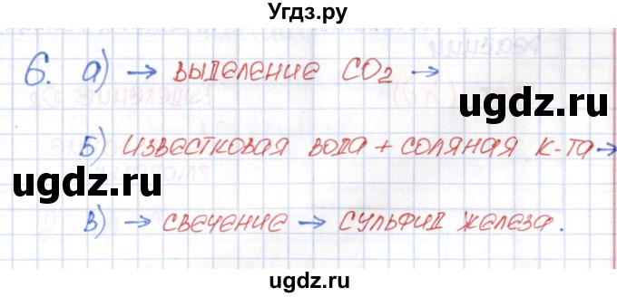 ГДЗ (Решебник №1) по химии 8 класс (рабочая тетрадь) Еремин В.В. / § 6 / 6