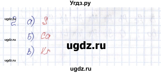 ГДЗ (Решебник №1) по химии 8 класс (рабочая тетрадь) Еремин В.В. / § 7 / 2