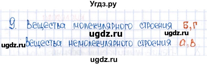 ГДЗ (Решебник №1) по химии 8 класс (рабочая тетрадь) Еремин В.В. / § 8 / 9