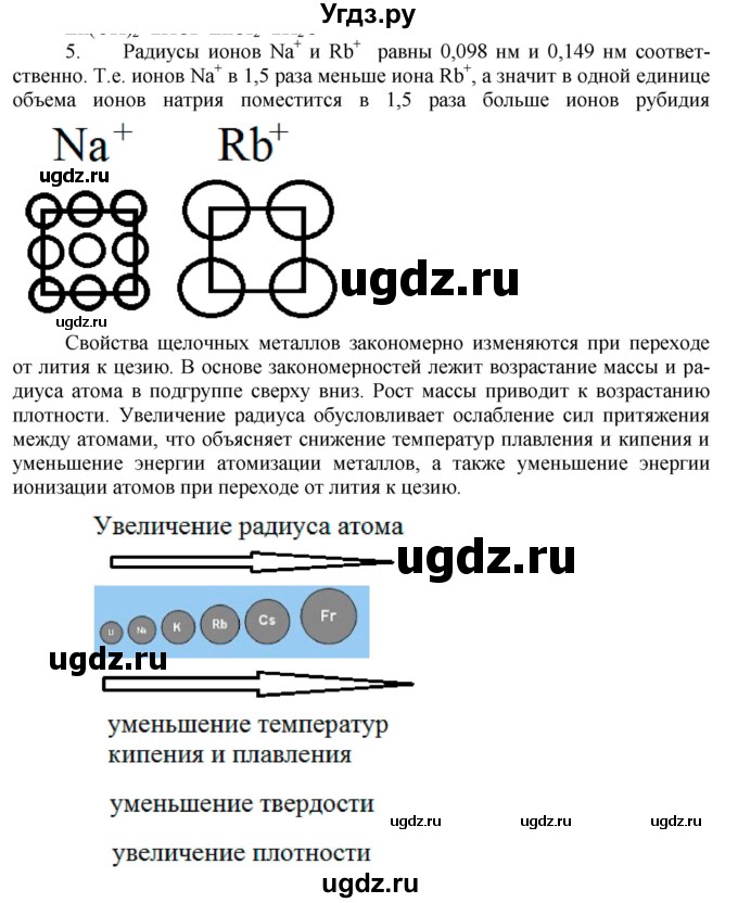 ГДЗ (Решебник № 1) по химии 9 класс Кузнецова Н.Е. / параграф / § 37 / 5