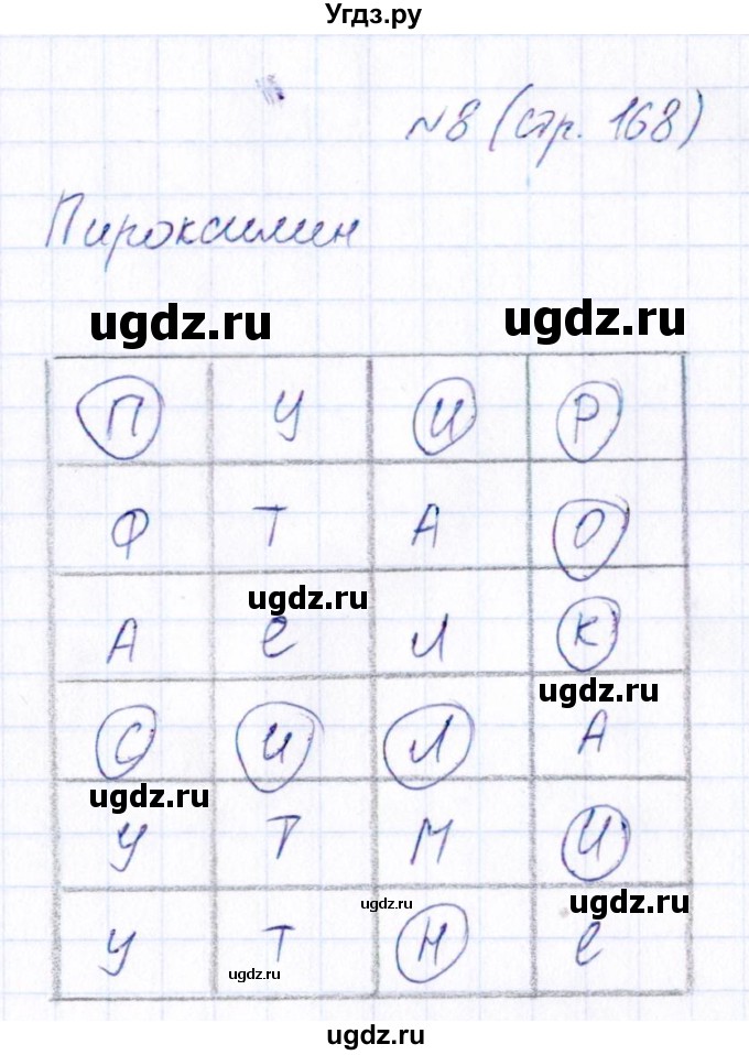 ГДЗ (Решебник) по химии 9 класс (рабочая тетрадь) Габриелян О.С. / страница / 168(продолжение 2)