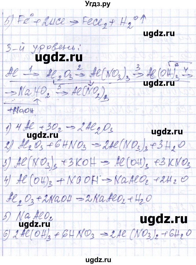 ГДЗ (Решебник) по химии 9 класс (рабочая тетрадь) Габриелян О.С. / страница / 70(продолжение 2)