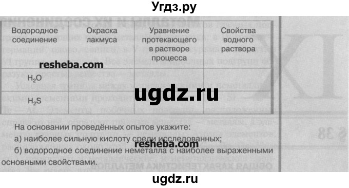 ГДЗ (Учебник) по химии 9 класс И.И. Новошинский / лабораторный опыт-№ / 13(продолжение 2)