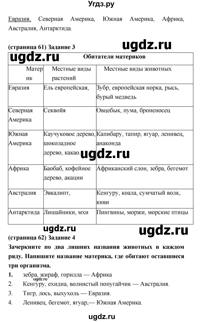 ГДЗ (Решебник) по биологии 5 класс (рабочая тетрадь) Корнилова О.А. / параграф номер / 22(продолжение 2)