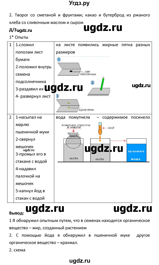 ГДЗ (Решебник) по биологии 5 класс (рабочая тетрадь) Сухова Т.С. / параграф / 3(продолжение 2)