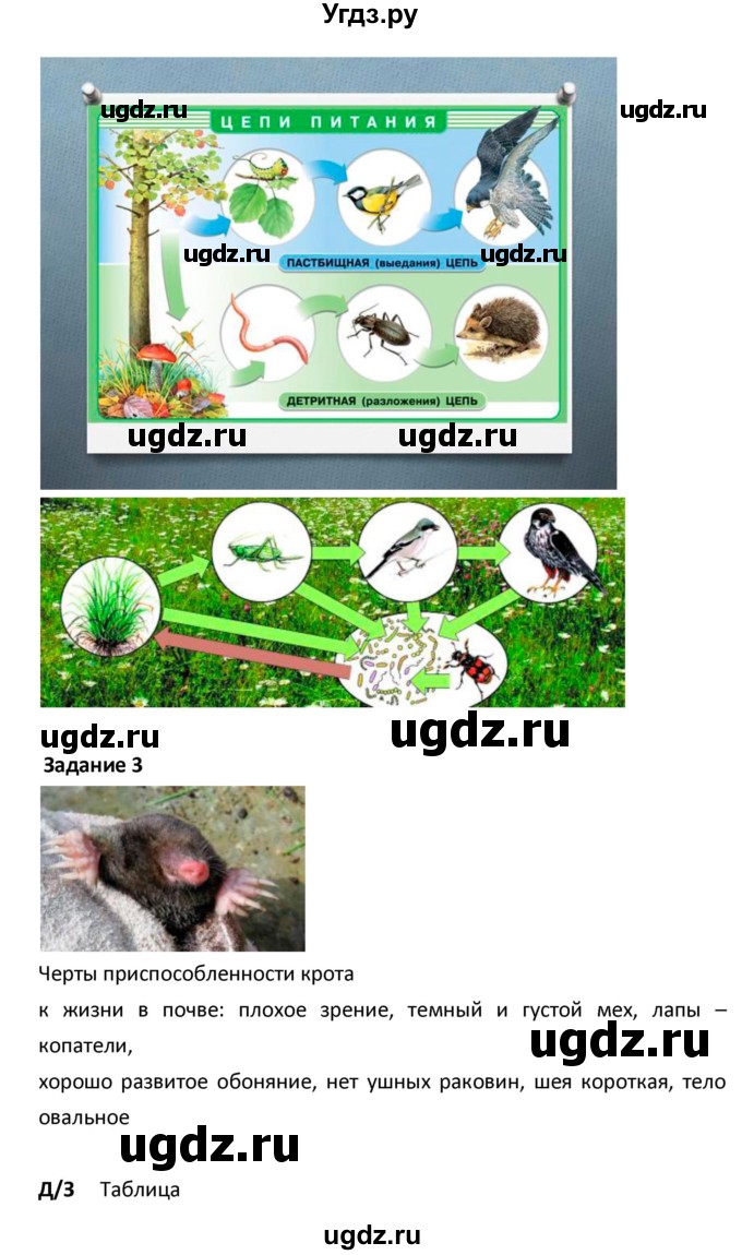 ГДЗ (Решебник) по биологии 5 класс (рабочая тетрадь) Сухова Т.С. / параграф / 44(продолжение 3)