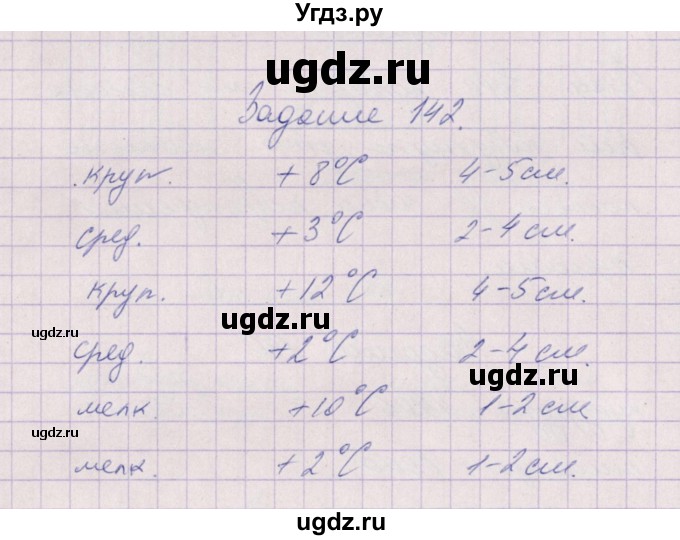 ГДЗ (Решебник) по биологии 6 класс (рабочая тетрадь) В.В. Пасечник / задание / 142