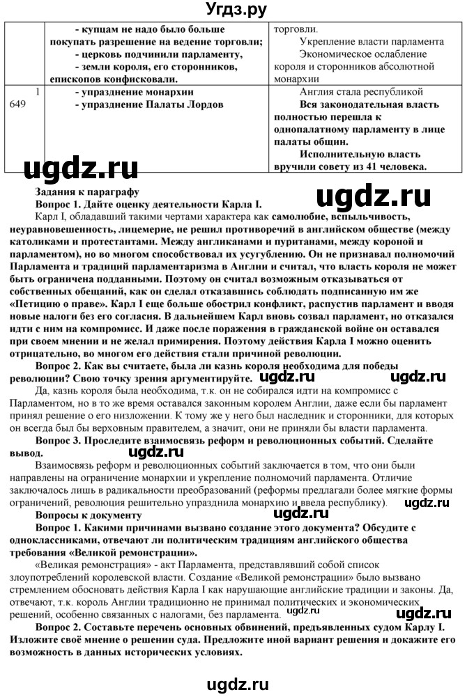 ГДЗ (Решебник 2014) по истории 7 класс А. Я. Юдовская / учебник 2014 / параграфы / § 16(продолжение 3)