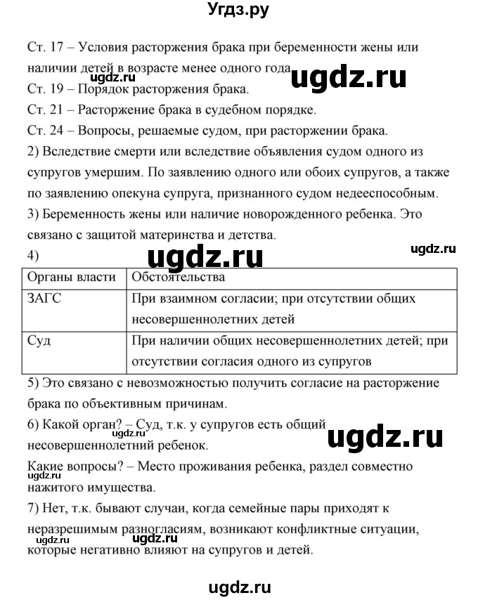 ГДЗ (Решебник) по обществознанию 9 класс (рабочая тетрадь) Котова О.А. / параграф / 18(продолжение 4)