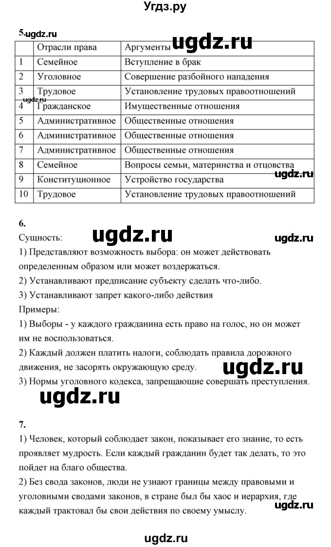 ГДЗ (Решебник) по обществознанию 9 класс (рабочая тетрадь) Котова О.А. / параграф / 8(продолжение 2)