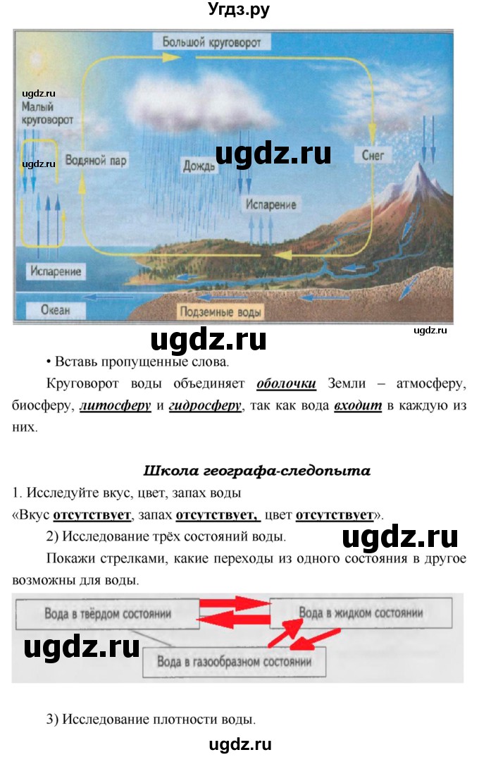 ГДЗ (Решебник) по географии 5 класс (Дневник географа-следопыта) Летягин А.А. / урок номер / 20–21(продолжение 3)