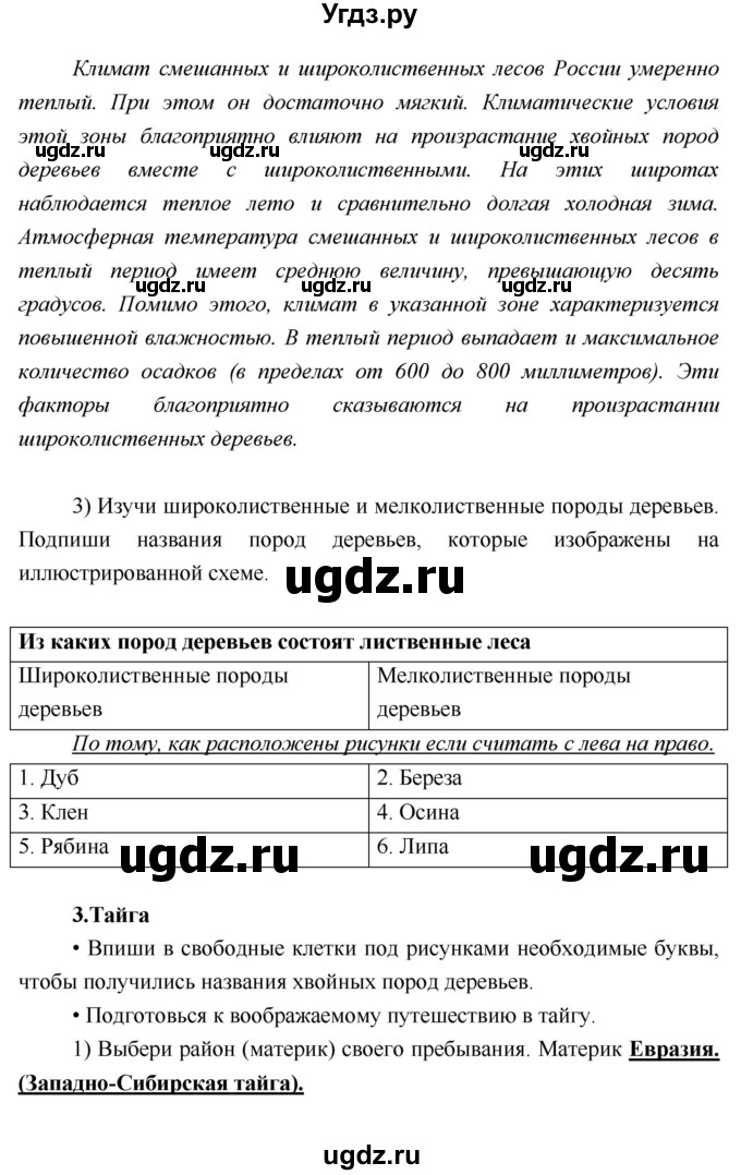 ГДЗ (Решебник) по географии 5 класс (рабочая тетрадь Дневник географа-следопыта) Летягин А.А. / урок номер / 29(продолжение 3)