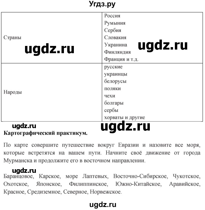 5 класс география параграф 26 сделать проект