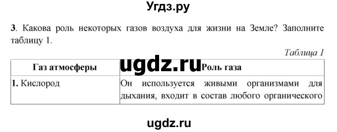 ГДЗ (Решебник) по географии 6 класс (рабочая тетрадь) Дронов В.П. / атмосфера (задание) / 3