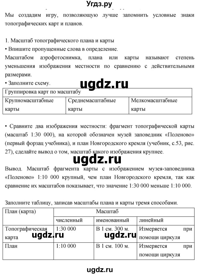 ГДЗ (Решебник к дневнику 2017) по географии 6 класс (рабочая тетрадь Дневник географа-следопыта) Летягин А.А. / страница / 20