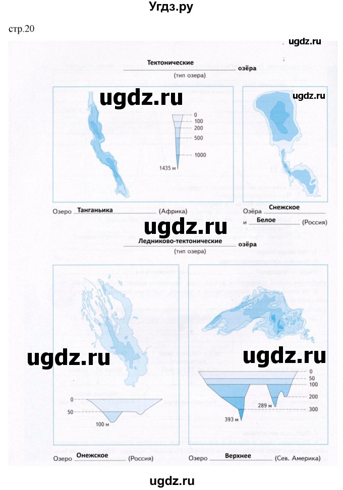 ГДЗ (Решебник к дневнику 2022) по географии 6 класс (рабочая тетрадь Дневник географа-следопыта) Летягин А.А. / страница / 20