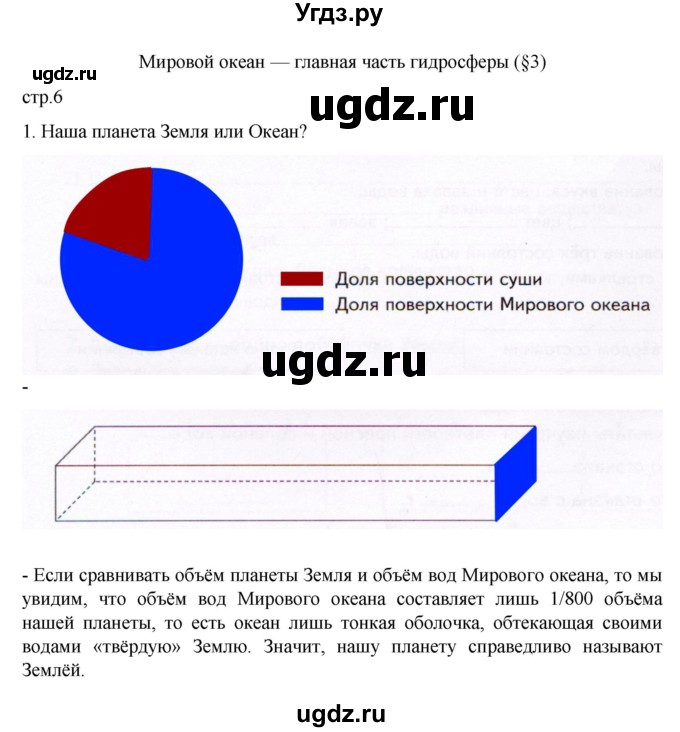 ГДЗ (Решебник к дневнику 2022) по географии 6 класс (рабочая тетрадь Дневник географа-следопыта) Летягин А.А. / страница / 6