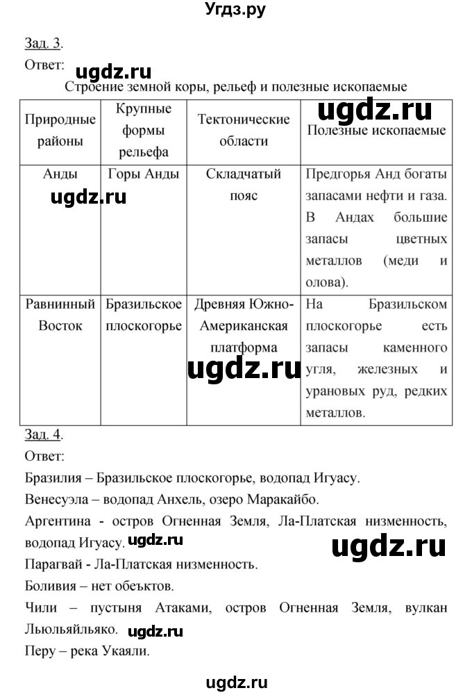 ГДЗ (Решебник) по географии 7 класс (тетрадь-тренажер) Котляр О.Г. / страница / 52(продолжение 2)