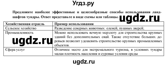 ГДЗ (Решебник) по географии 8 класс (мой тренажер (тетрадь)) Николина В. В. / природно-хозяйственные зоны / 18(продолжение 2)