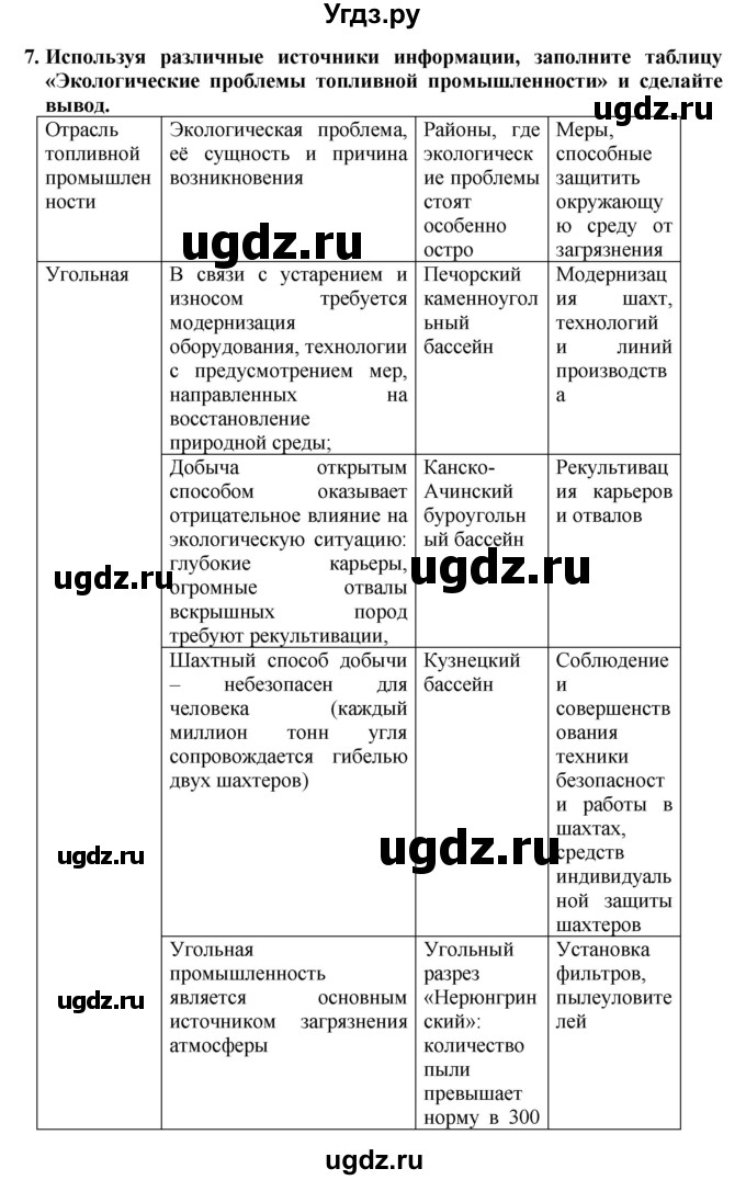 ГДЗ (Решебник к учебнику 2016) по географии 8 класс А. И. Алексеев / страница / 175(продолжение 2)