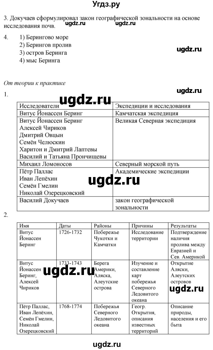 ГДЗ (Решебник №2 (синий учебник)) по географии 8 класс Е.М. Домогацких / Параграф / § 8(продолжение 2)