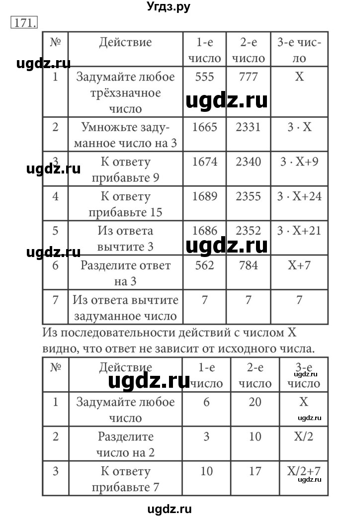 ГДЗ (решебник) по информатике 5 класс (рабочая тетрадь) Босова Л. Л. / задание номер / 171
